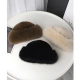 ふわふわファーハット暖かいバケットハット | Miniministore | 詳細画像12