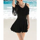 オフショルワンピース水着ショートパンツ付 | Miniministore | 詳細画像11 