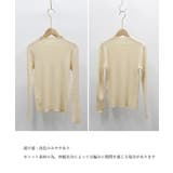 韓国リブニットトップス ハイネック 長袖 | Miniministore | 詳細画像10 