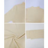 韓国リブニットトップス ハイネック 長袖 | Miniministore | 詳細画像11 