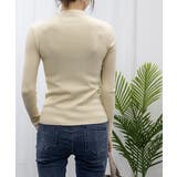 韓国リブニットトップス ハイネック 長袖 | Miniministore | 詳細画像14 