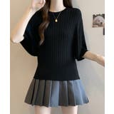 フレアースリーブニットトップスレディース | Miniministore | 詳細画像2