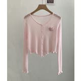 サマーニットカーディガン 花モチーフ付き | Miniministore | 詳細画像27 