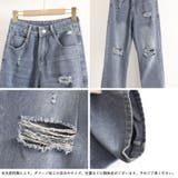 ダメージデニムレディースクラッシュデニム | Miniministore | 詳細画像23 