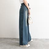 ワイドデニム レディースフレアパンツ韓国 | Miniministore | 詳細画像15 