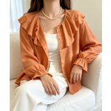 シアーラッフルブラウス 前後リバーシブル | Miniministore | 詳細画像16 