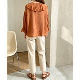 シアーラッフルブラウス 前後リバーシブル | Miniministore | 詳細画像20 