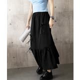 リボンティアードスカート ロングスカート | Miniministore | 詳細画像14 