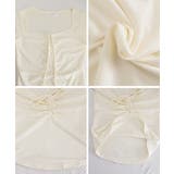 フロントリボンTシャツ ギャザートップス | Miniministore | 詳細画像21