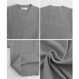 リブニットトップスサマーニット半袖春夏服 | Miniministore | 詳細画像28 