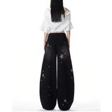 星柄デニムバギーパンツカーブジーンズ | Miniministore | 詳細画像9 