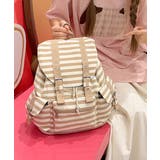 ボーダー柄リュックサックフラップリュック | Miniministore | 詳細画像9
