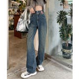 ハイウエスト デニムパンツ ダブルボタン | Miniministore | 詳細画像20 