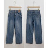 ハイウエスト デニムパンツ ダブルボタン | Miniministore | 詳細画像30 