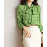 ドット柄 ボウタイブラウスリボンタイ春夏 | Miniministore | 詳細画像15 