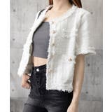 半袖ツイード風ジャケット レディース夏服 | Miniministore | 詳細画像18