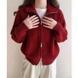 ダブルジップニットカーディガンレディース | Miniministore | 詳細画像10 