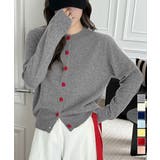 ハートボタンニットカーディガン秋冬韓国風 | Miniministore | 詳細画像1 