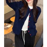 ハートボタンニットカーディガン秋冬韓国風 | Miniministore | 詳細画像10 