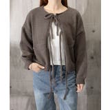 リボンカーディガン前後2WAYニット春秋 | Miniministore | 詳細画像17 