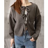 リボンカーディガン前後2WAYニット春秋 | Miniministore | 詳細画像27 