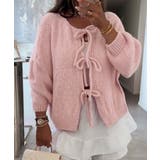 リボンカーディガン前後2WAYニット春秋 | Miniministore | 詳細画像4 