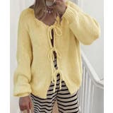 リボンカーディガン前後2WAYニット春秋 | Miniministore | 詳細画像5 