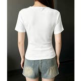 ヘンリーネックTシャツ レースレイヤード | Miniministore | 詳細画像15