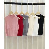 ノースリーブニット トップス ハイネック | Miniministore | 詳細画像10 