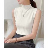 ノースリーブニット トップス ハイネック | Miniministore | 詳細画像6 