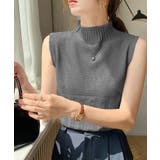 ノースリーブニット トップス ハイネック | Miniministore | 詳細画像7 