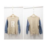 ドッキングニット デニムシャツ 切り替え | Miniministore | 詳細画像14 