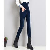 韓国デニム ハイウエスト スキニーパンツ | Miniministore | 詳細画像12 