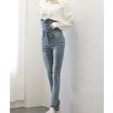 韓国デニム ハイウエスト スキニーパンツ | Miniministore | 詳細画像20 