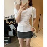 片方オフショルtシャツ レディース 半袖 | Miniministore | 詳細画像12 