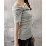 片方オフショルtシャツ レディース 半袖 | Miniministore | 詳細画像20 