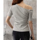 片方オフショルtシャツ レディース 半袖 | Miniministore | 詳細画像21 