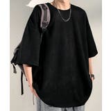 メンズtシャツ 半袖 スエード調Tシャツ | AsaAura | 詳細画像3 