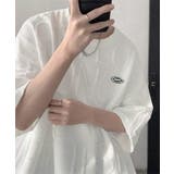 エンボス加工ロゴtシャツ メンズ 韓国風 | AsaAura | 詳細画像4 