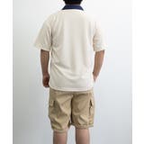 ワッフルロンt メンズ ポロシャツ 半袖 | AsaAura | 詳細画像16 