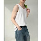 Uネックリブタンクトップメンズトップス夏 | AsaAura | 詳細画像5 