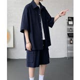 メンズセットアップ半袖シャツハーフパンツ | AsaAura | 詳細画像10 