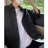 半袖デニムシャツメンズ オーバーサイズ服 | AsaAura | 詳細画像4