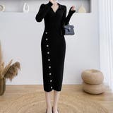 カシュクールニットワンピース レディース | Miniministore | 詳細画像4 