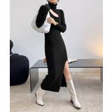 ニットワンピース韓国 スリットワンピース | Miniministore | 詳細画像7 