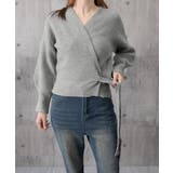 ニットトップス カシュクールニット 韓国 | Miniministore | 詳細画像12 