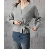 ニットトップス カシュクールニット 韓国 | Miniministore | 詳細画像13 