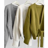 ニットトップス カシュクールニット 韓国 | Miniministore | 詳細画像17 