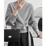 ニットトップス カシュクールニット 韓国 | Miniministore | 詳細画像6 