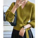 ニットトップス カシュクールニット 韓国 | Miniministore | 詳細画像8 